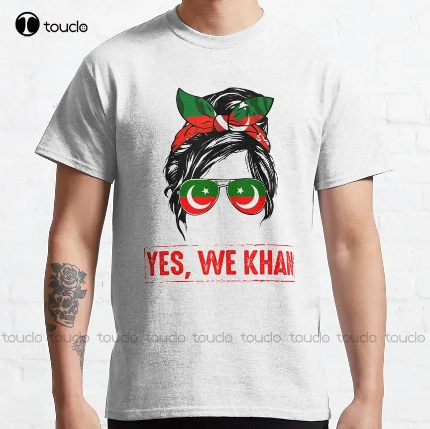 Imran Khan Pti Party Pakistan Support Freedom Classic T-Shirt Mens Big And Tall Shirts Tee T Shirts Breathable Cotton Retro Tee