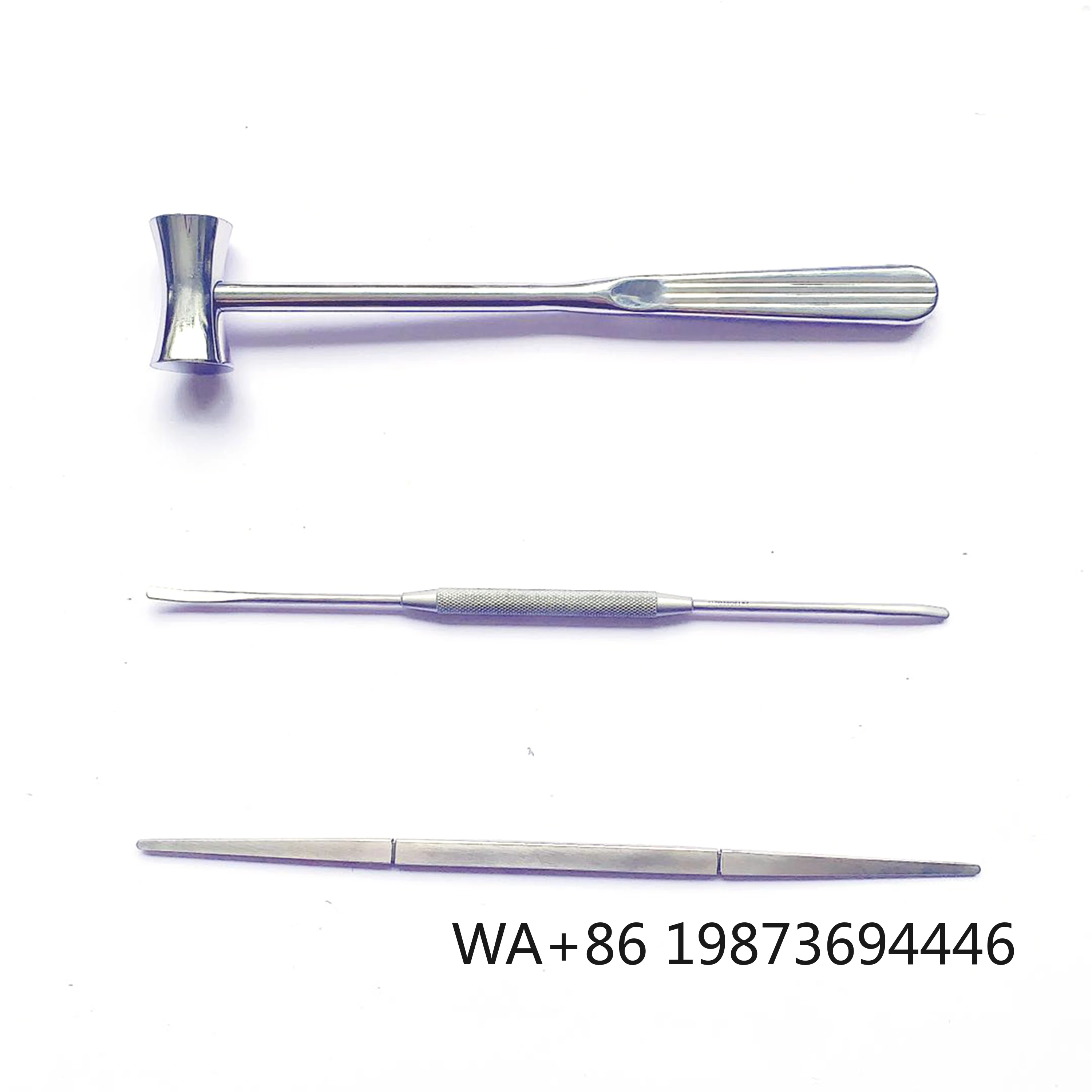 

Manual ENT Nasal Bone Hammer, Double Heads Reusable Sterilizable Resetting Elevator