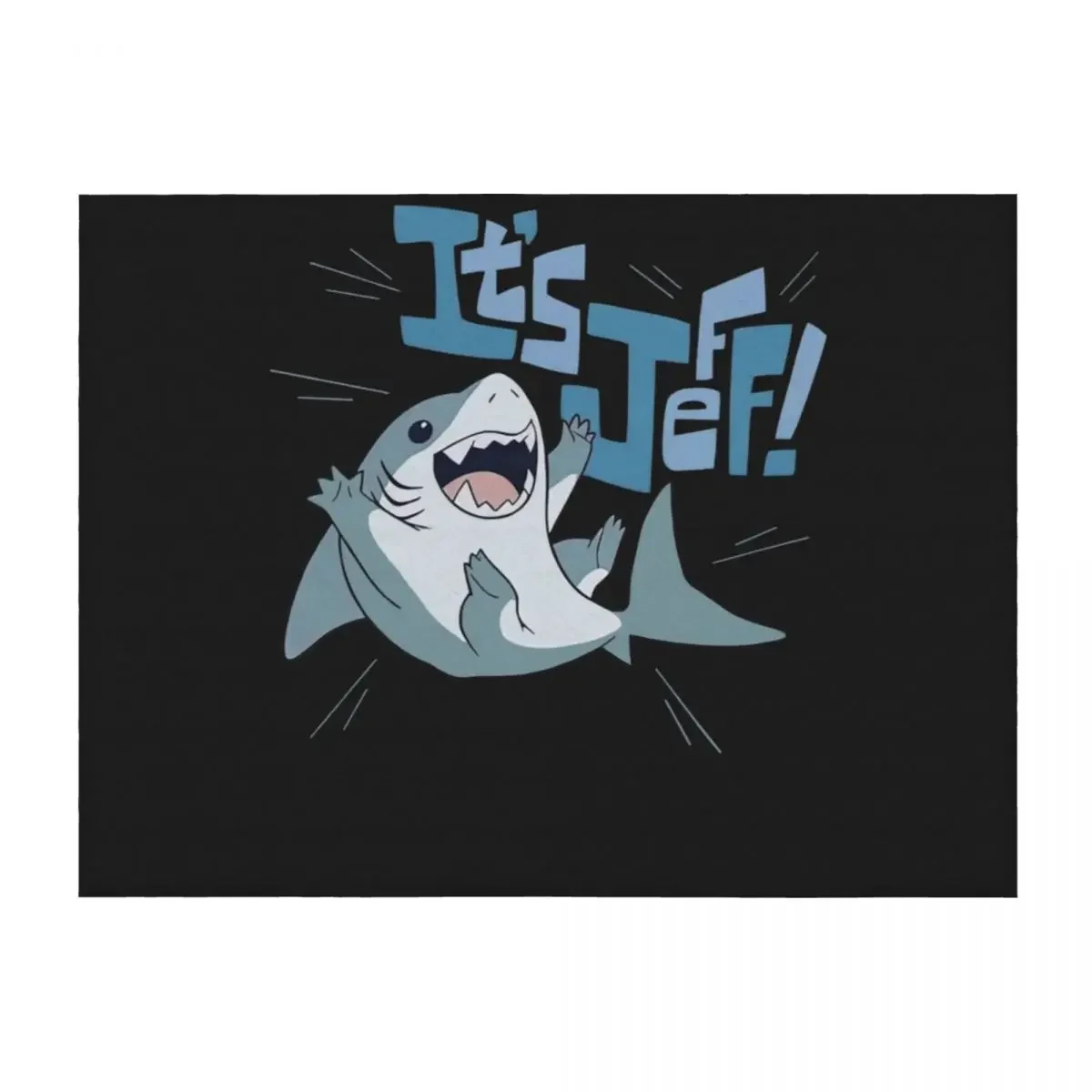 

Itas Jeff The Landshark Throw Blanket Sofas Cute Plaid Sofa Bed Fashionable Blankets