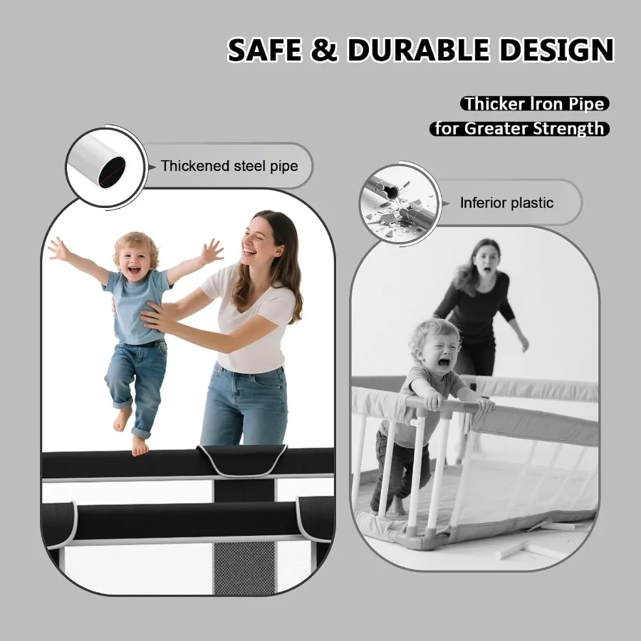 روضة أطفال قابلة للطي للأطفال الصغار مقاس 50 × 50 بوصة ساحة لعب محمولة مع قلم لعب قابل للطي مع إطار معدني قوي وM #4