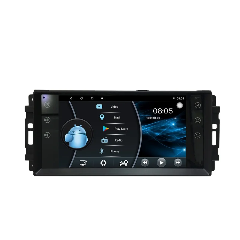 Car Android Radio Stereo Multimedia For Jeep Cherokee Compass Wrangler Caliber Liberty 2009 2008 2010 2011 Carplay GPS 4G