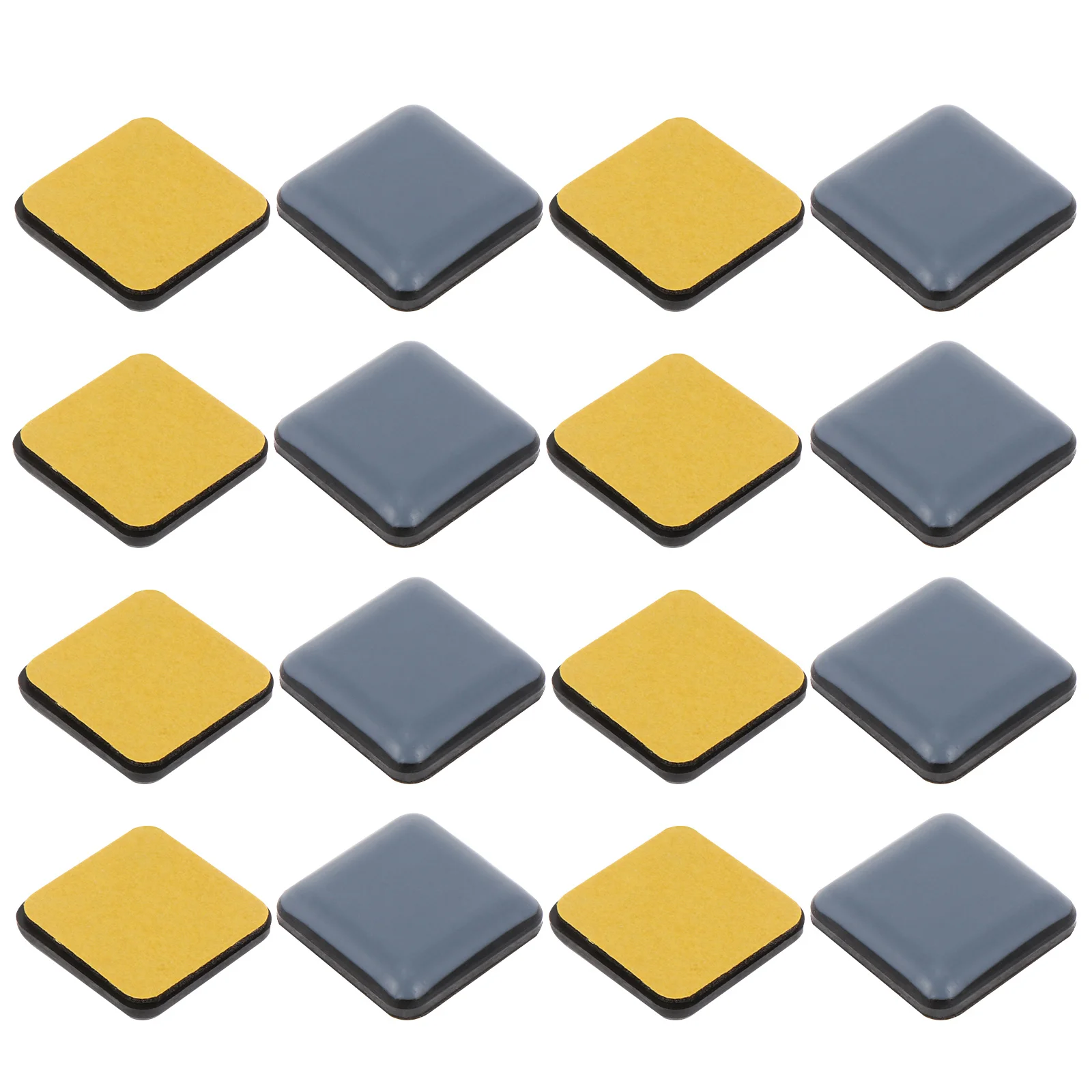 16 قطعة 20 مللي متر الأثاث ينزلق المضادة للانزلاق الإنزلاق منصات واقية من الضوضاء حافظات الأرضية للأثاث الخشبي سهلة الاستخدام