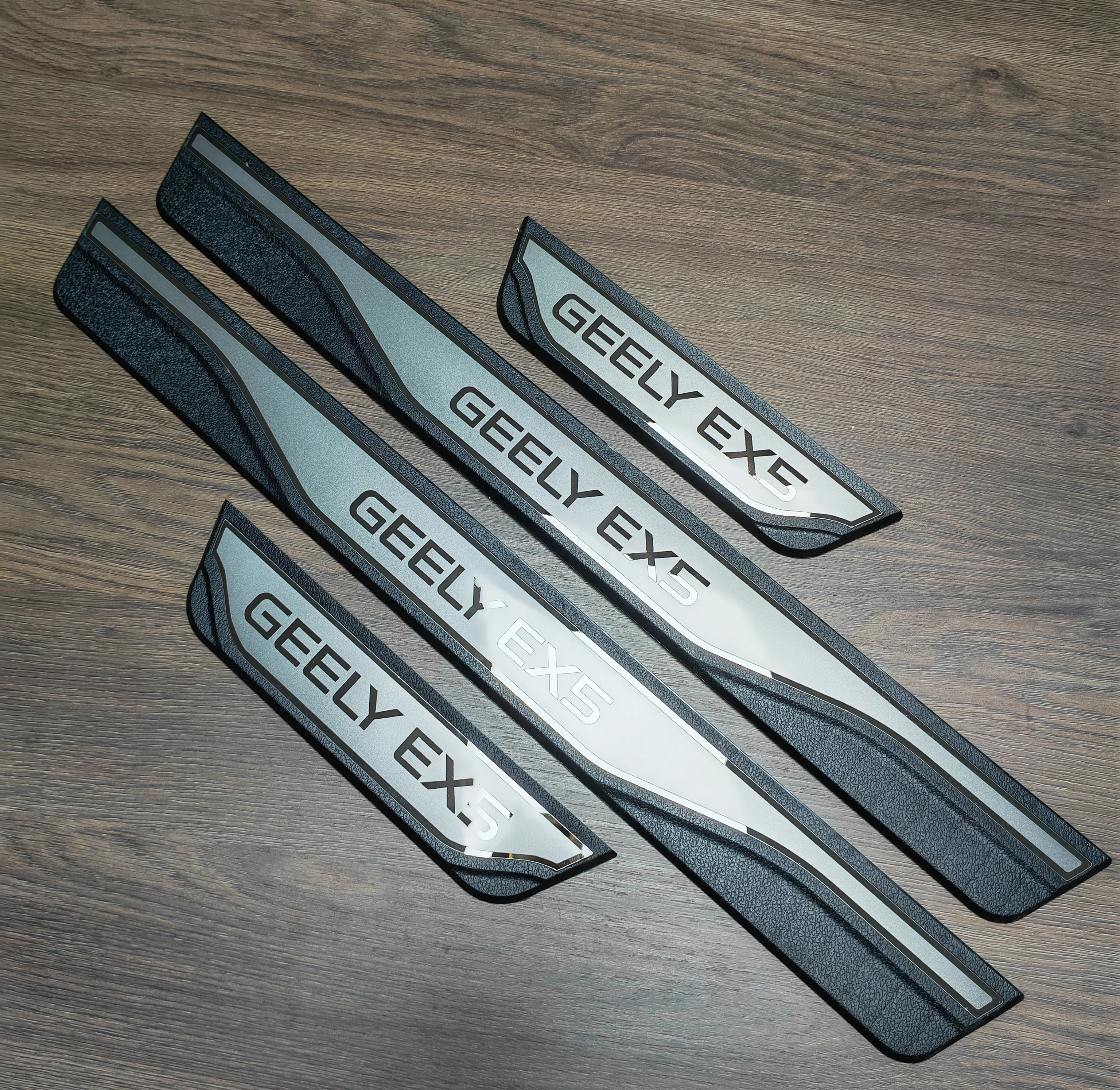 Car Stainless Steel Door Sill Scuff Plate For GEELY EX5 EV 2026-2027