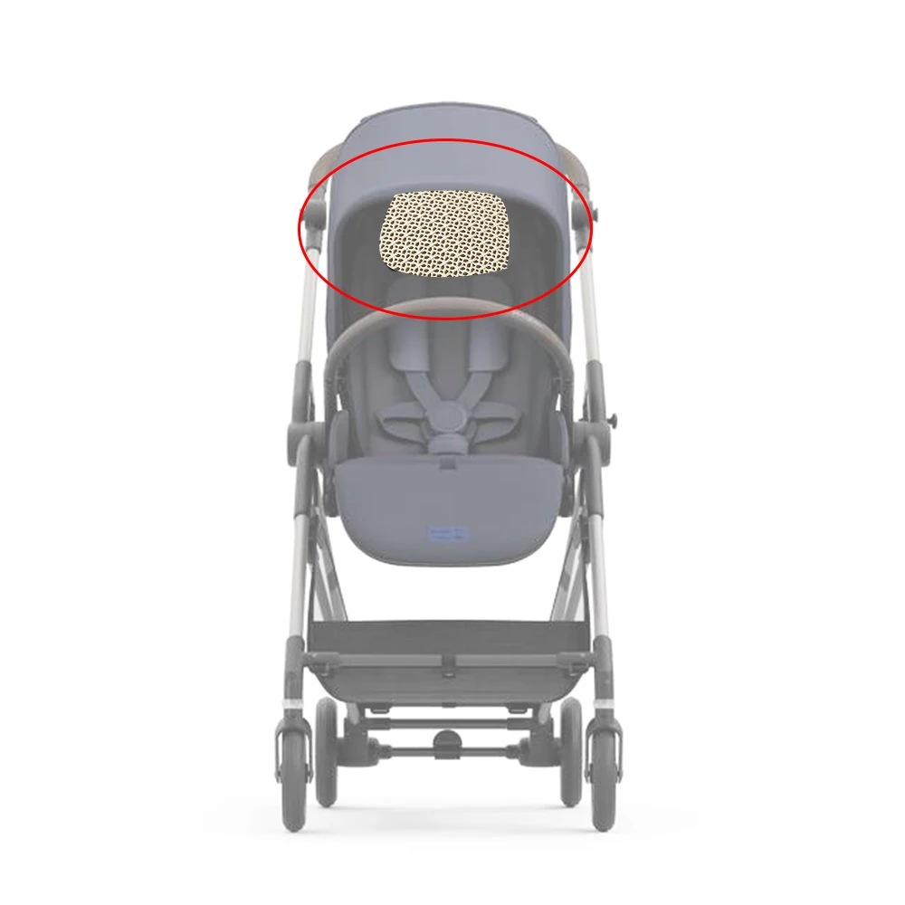 Buggy Headrest For Cybex Melio 2/3/Carbon/Pro Mios 2/3/4 Button Or Platic Plug Fixture Pillow Choice Baby Stroller Accessories