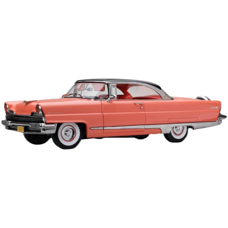 1:18 Scale 1956 Coral Simulation Retro Classic Vehicle Hardtop Vintage Car Model Metal DIecast Alloy Toys Collection Gifts Fans