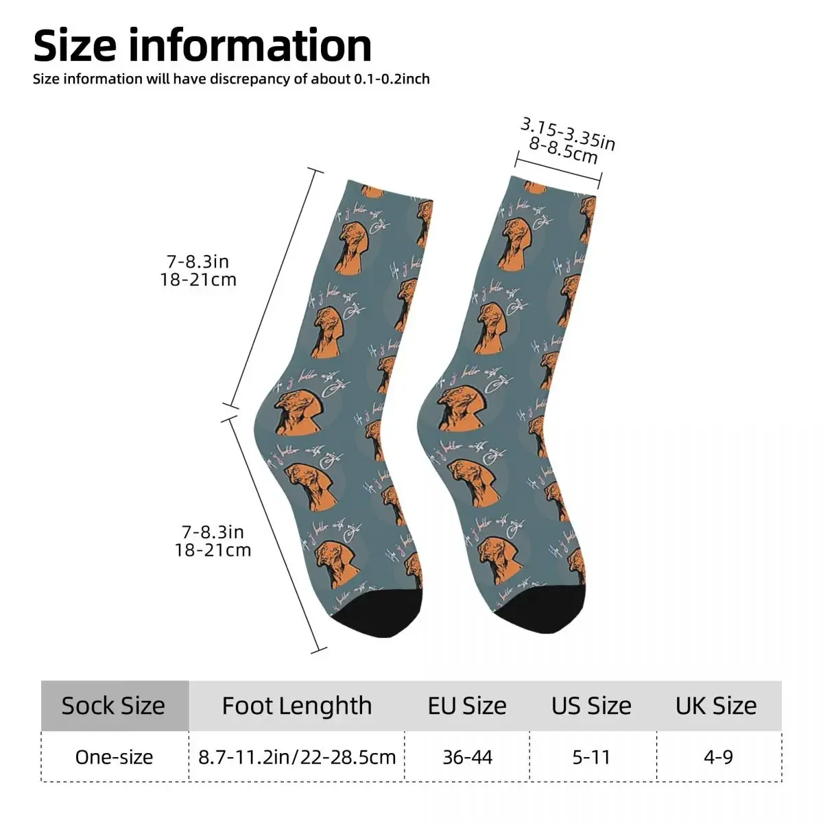 Calcetines de perro Hungaro Vizsla Pointer Harajuku, medias absorbentes de sudor, calcetines largos para todas las estaciones, accesorios para regalos Unisex