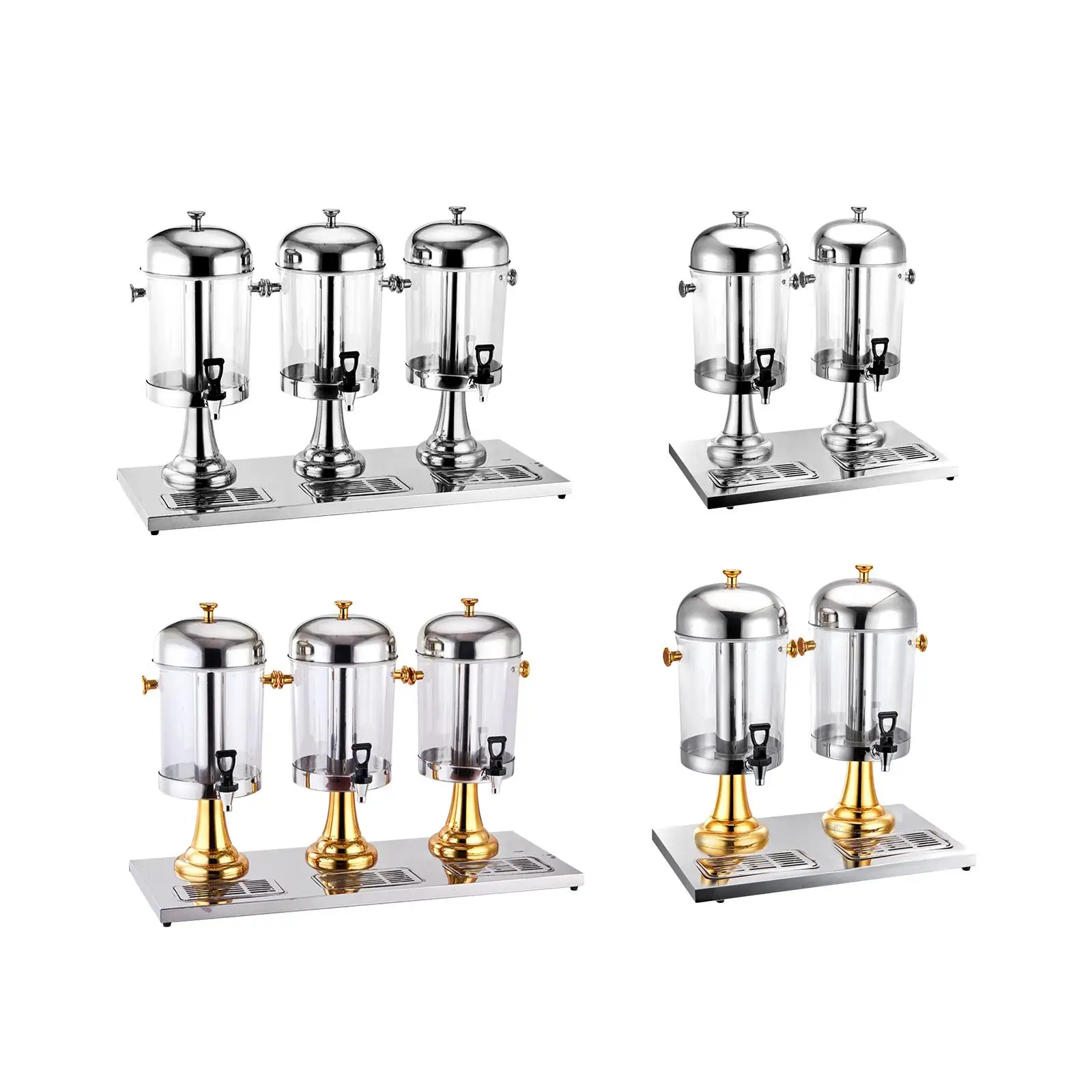 Immagine 6: Dispenser per Bevande, Contenitore per Bevande Fredde, per Tè Freddo e Birra