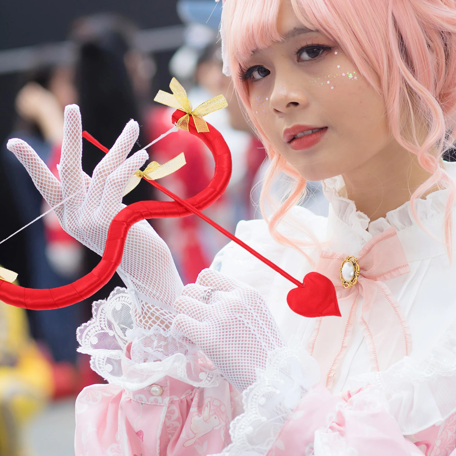 

Foam Bow Arrow Props Cupid Headband Cosplay Costume Photo Accessories Valentine Supplies Stage Performance Dance Use