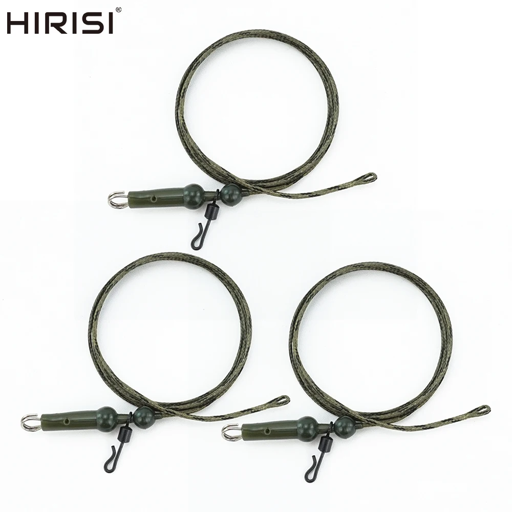 Hirisi 3pcs Carp Fishing Lead Core Line Helicopter Rigs Fishing Tackle Line Making Sinking Braided Line Accessories LC210