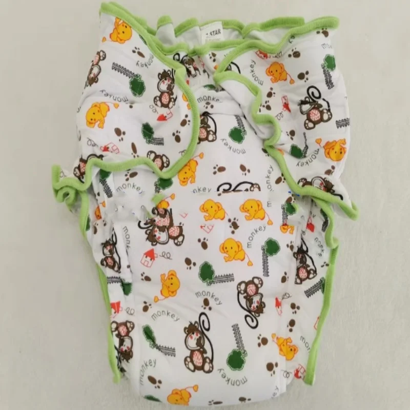 

DDLG Adult Cartoon Pattern Cloth Pant Cloth Diaper With Padding Inside ABDL Training Pant Washable Training Pant Couple Pants