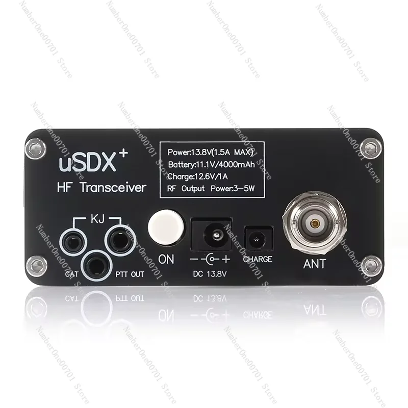 uSDR uSDX+ Plus V2 10/15/17/20/30/40/60/80m 8 Band SDR All Mode HF SSB QRP Transceiver + 4000mAh Battery uSDR uSDX+ Plus V2 10