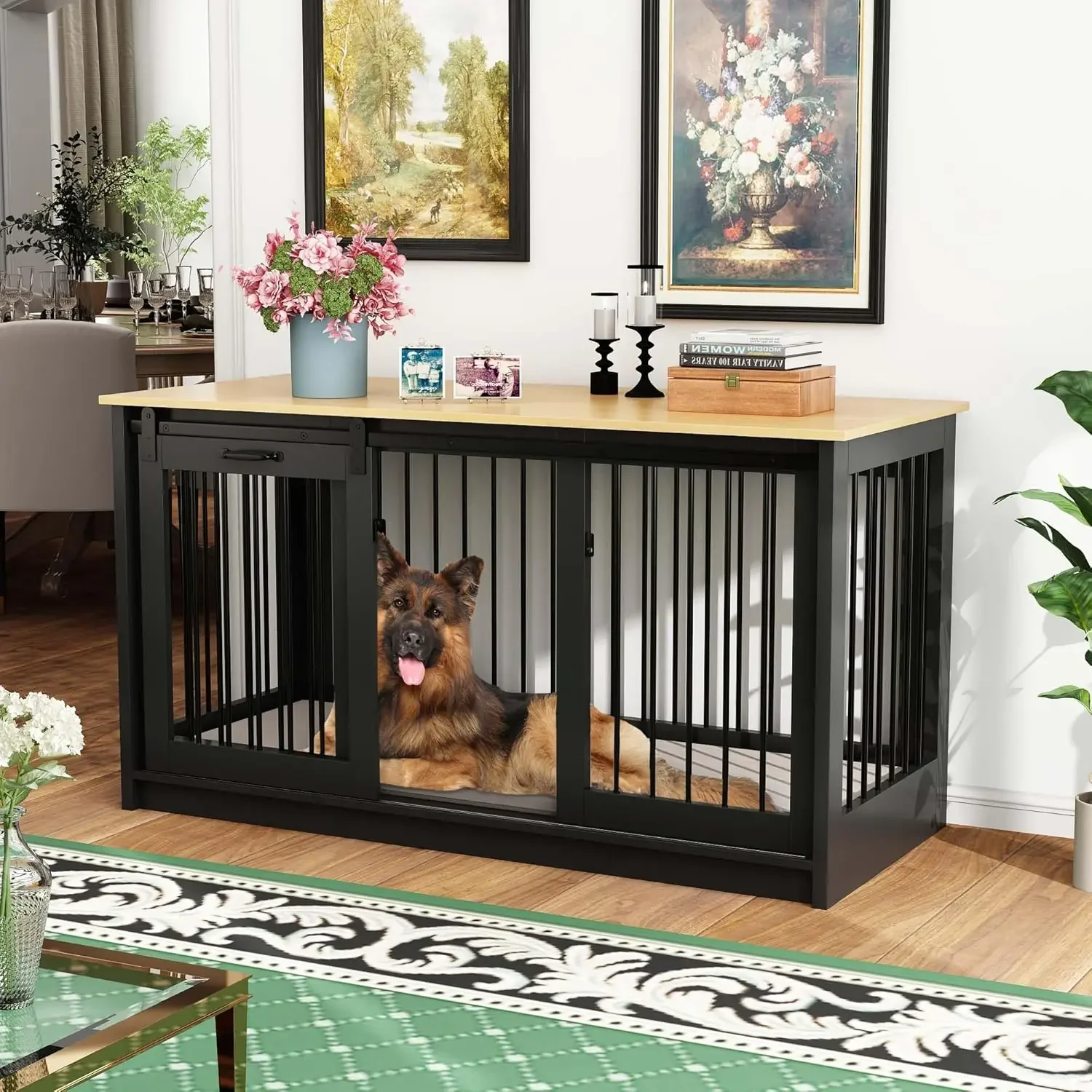 Extra Large Dog Crate Furniture, 55