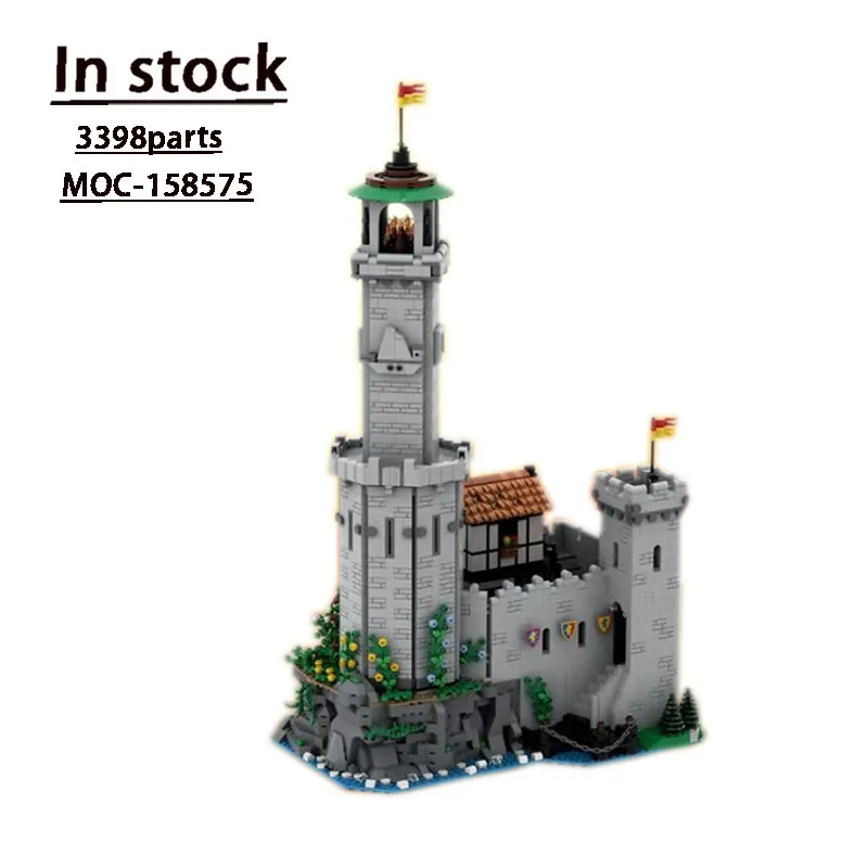 

MOC-158575 Medieval Castle Fortified Lighthouse Assembly Splicing Building Block Model3398Building BlocksParts Children'sToyGift