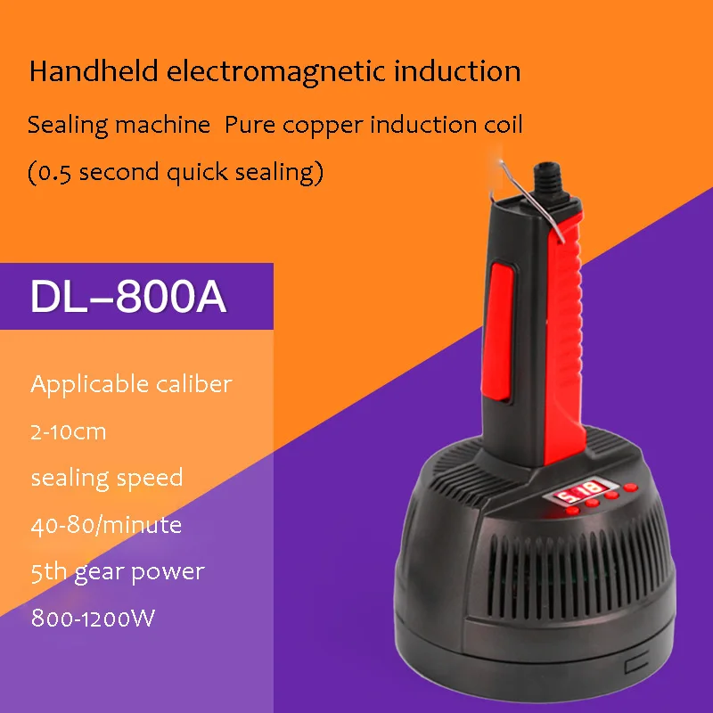 

Hand Held Foil Capper Electronetic Induction Sealer Microcomputer Bottle Sealing Machine Cap Packing Machine