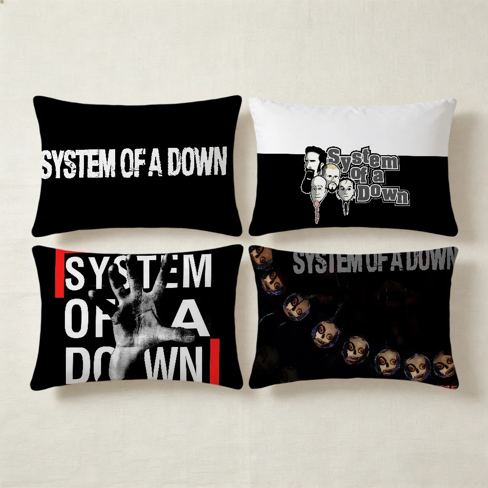 S-system of a singer D-down cushion cover Rectangle Pillow Cover Home Sofa living Room Dorm bedside hogar Pillowcase party gift