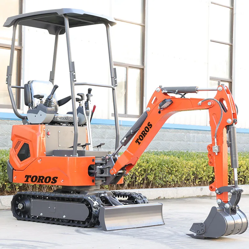 Customize Small Crawler Excavator  Mini Digger CE Approved High Efficiency Mini Excavator 1 Ton 1.2 ton With Attachment