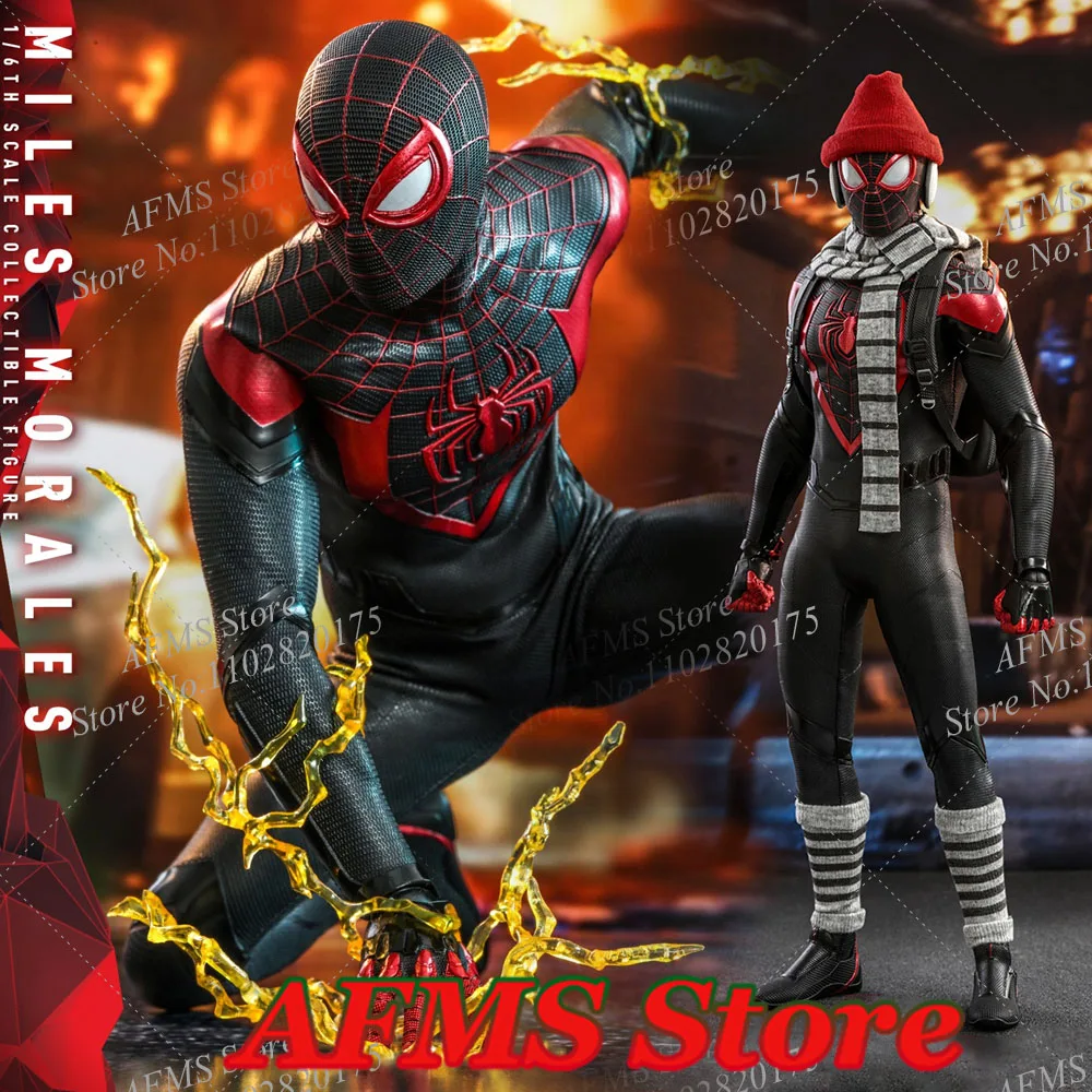 HOTTOYS VGM46 1/6 Scale Collectible Figure Miles Morales Game Version Of Spider Man 12Inch Men Soldier Action Figure Dolls