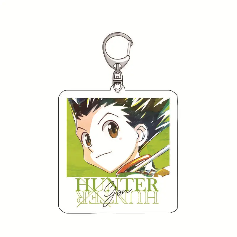 Anime Hunterxhunter Acrylic Keychain Jewelry Campus Related Product Cultural Creativity Fan Gift Bag Charms Souvenir Collection