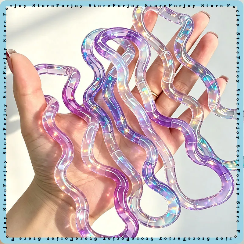 Tangle Fidget Gifts Ornament Color Transformation Toys Finger Rope Toys Creative Party Gifts Stress Relieving Tangle Rope