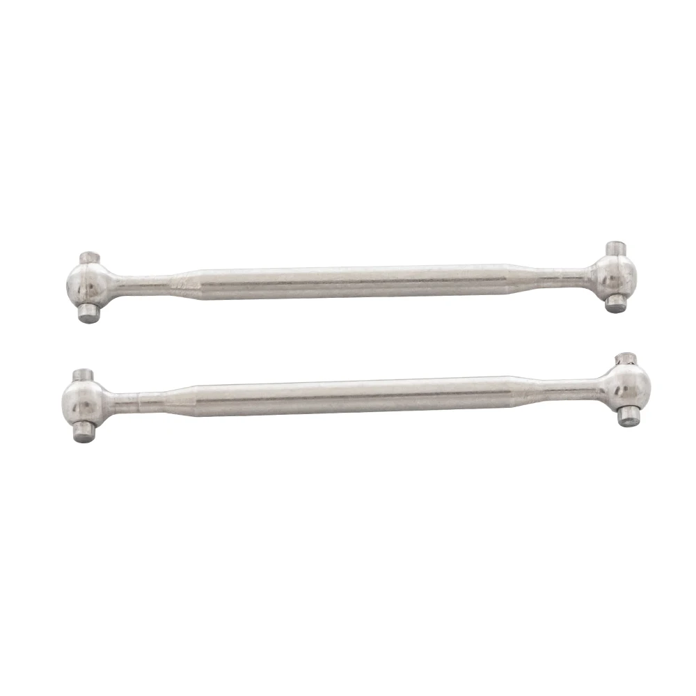 2Pcs Stainless Steel Metal Rear Dog Bone Drive Shaft for Losi 1/18 Mini-T 2.0 2WD Stadium RC Truck Car Upgrade