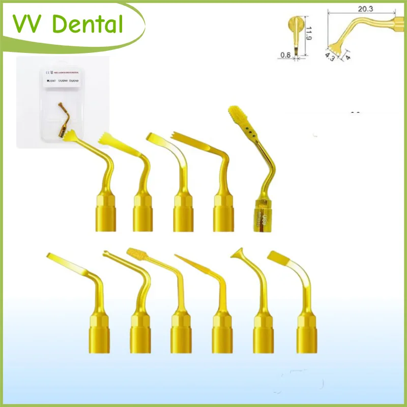 

VVDental Piezosurgery Tip For Bone Cutting /Sinus lifting/Implant And Exelcymosis Dental Surgery Tip Fit Mectron And Woodpecker
