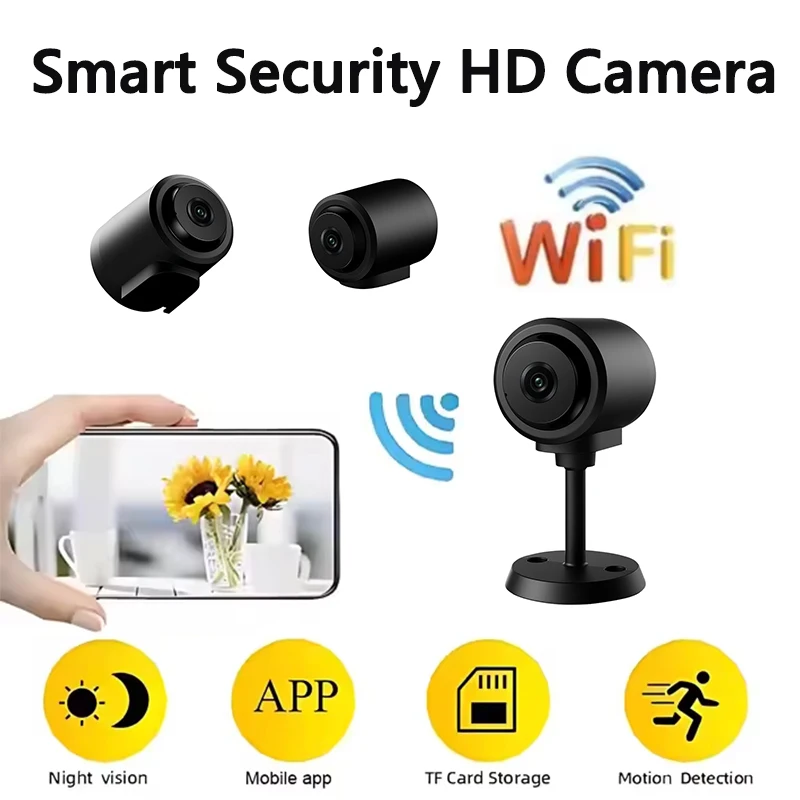 Mini cámara Wifi IP para exteriores, cámara de vigilancia CCTV, cámara web Digital de visión nocturna, cámara inteligente de seguridad para el hogar, Monitor de bebé