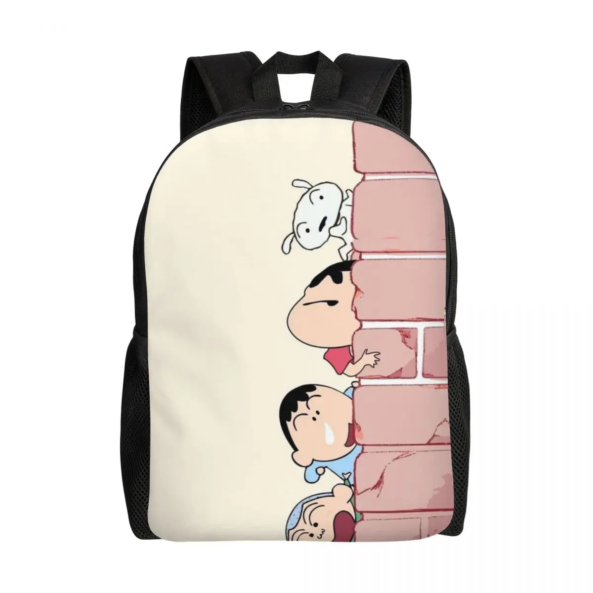 

Custom Crayons Shin-chans Cute Anime Backpacks for Women Men College School Student Bookbag Fits 15 Inch Laptop Bags