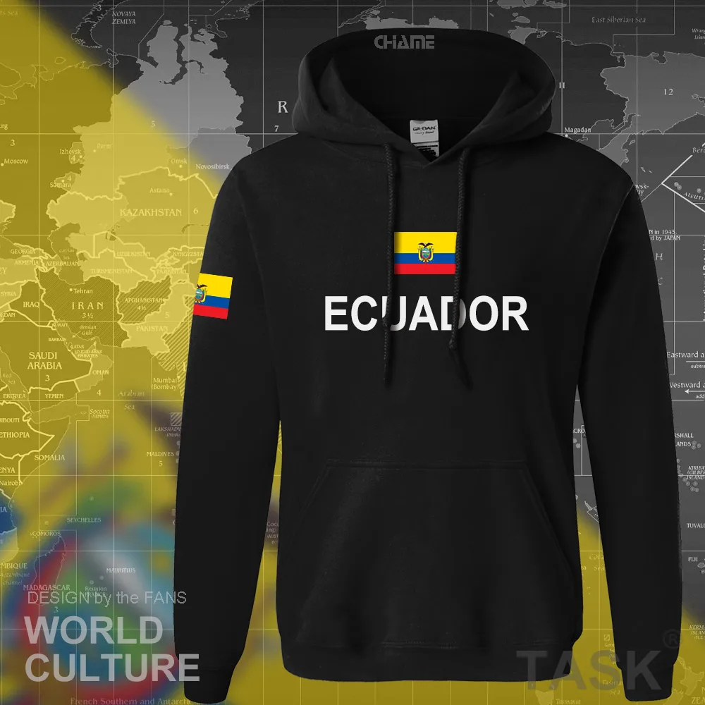 Republic of Ecuador Ecuadorian hoodie men sweatshirt sweat new hip hop streetwear tracksuit nation footballer sporting 2021