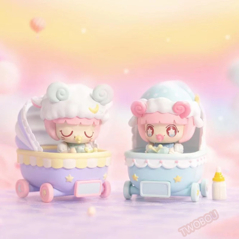 Blind Box Toys Kimmy&Miki Baby Bumper Car Series Tide Play Cute Model Surprise Guess Bag Love Doll Kawaii For Girl Birthday Gift