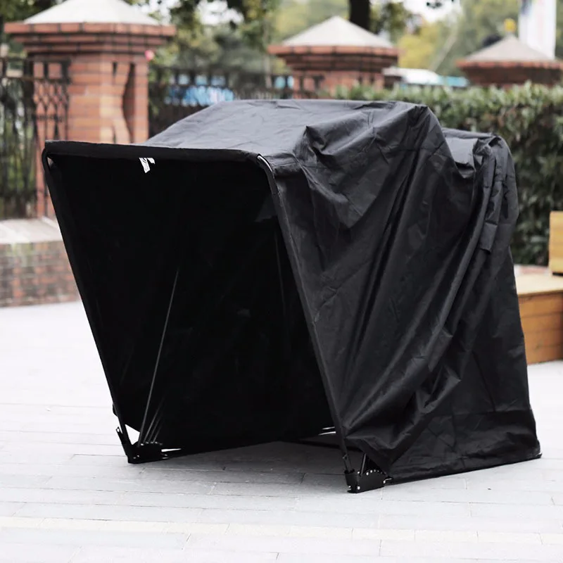 Foldable motorcycle shed sunshade bicycle shed