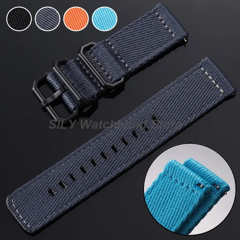 for Huawei Watch GT4 GT3 Nylon Quick Release Strap Fabric WatchBand for Samsung Galaxy Watch 3 Men Women Bracelet 22mm Wristbelt