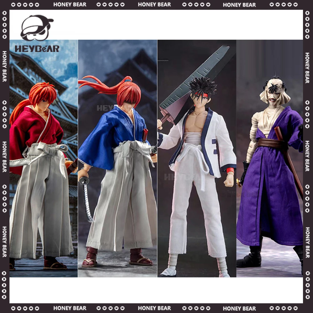 

Dasin Great Toys Gt Фигурка Rurouni Kenshin Himura Sagara Sanosuke Shishio Makoto Фигурка Шарнирная подвижная модель Коллекционные игрушки Подарки