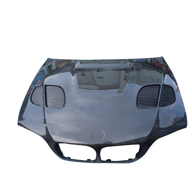 

Suitable for BMW 3 Series E46 modified carbon fiber engine cover four-door open-hole ventilation cooling factory direct supply