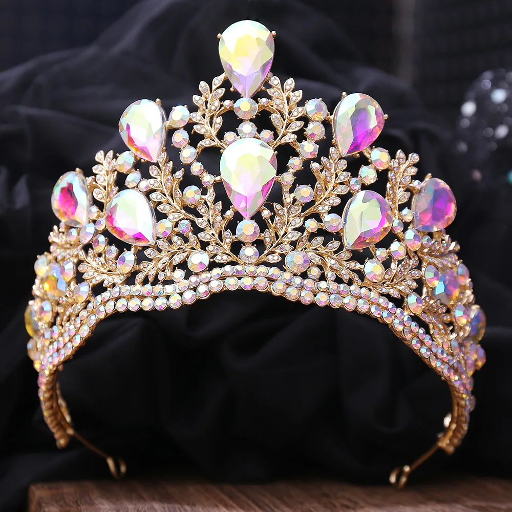 Diverse Silver Gold Color Crystal Crowns Bride tiara Fashion Queen For Wedding Crown Headpiece Wedding Hair Jewelry Accessories