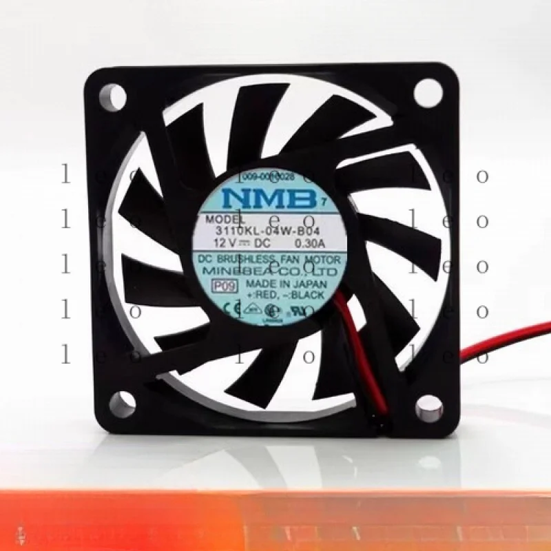

AA 3110KL-04W-B04 6010 DC12V 0.30A 2-Wire Axial Cooling Fan # A6–13