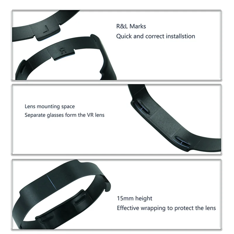Headset Near-Sighted Frame Easy To Install Lens Anti-Blue Light Snap Quick Disassembly For Sony PS VR2ABGI