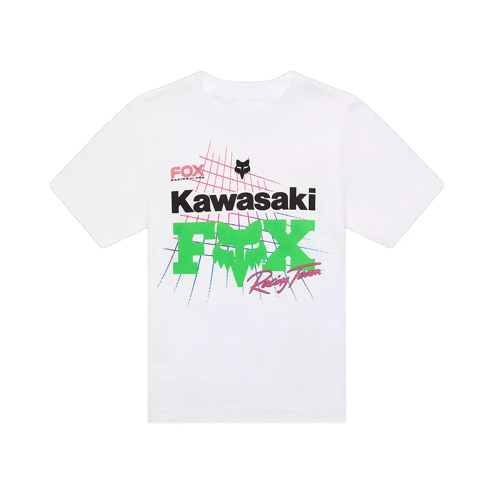 

Youth Kawasaki Causal T-shirt Unisex Outdoor Cycling Summer Popular Tee Adults Kids Loose Exercise Off-road Motorcycle Jersey