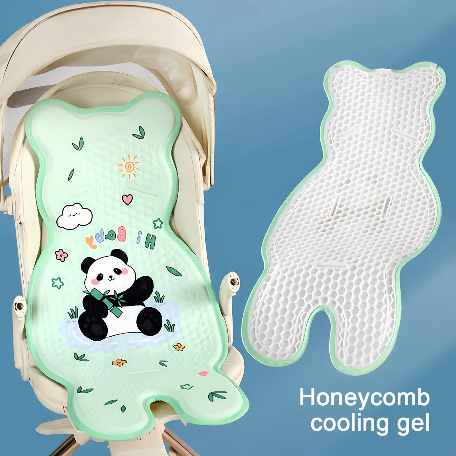 Stroller Cooling Mat Soft Universal Comfortable Mat Liner Kids Stroller Cooling Cushion For Car Seat High Chair Bassinet Travel