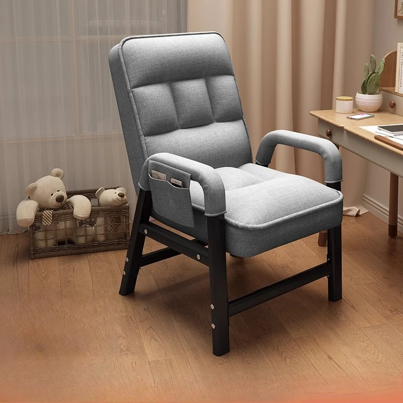 Foldable Recliner Chair Home Multi-Position Ergonomic Computer Desk Chair with Adjustable Backrest Comfortable Lounge Chair