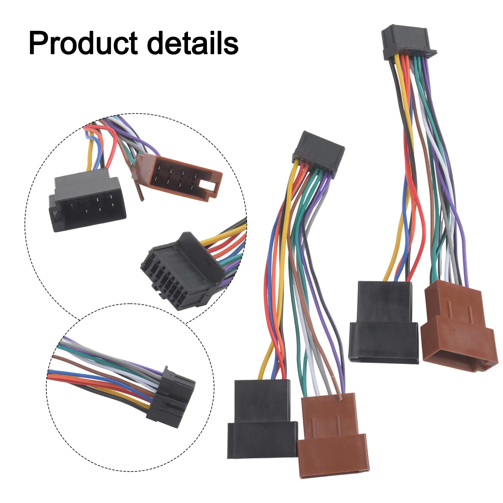 

Car Audio Harness Audio Modified CD Tail Line Car Audio Installation Non-deformation Design For Pioneer Cars 185mm