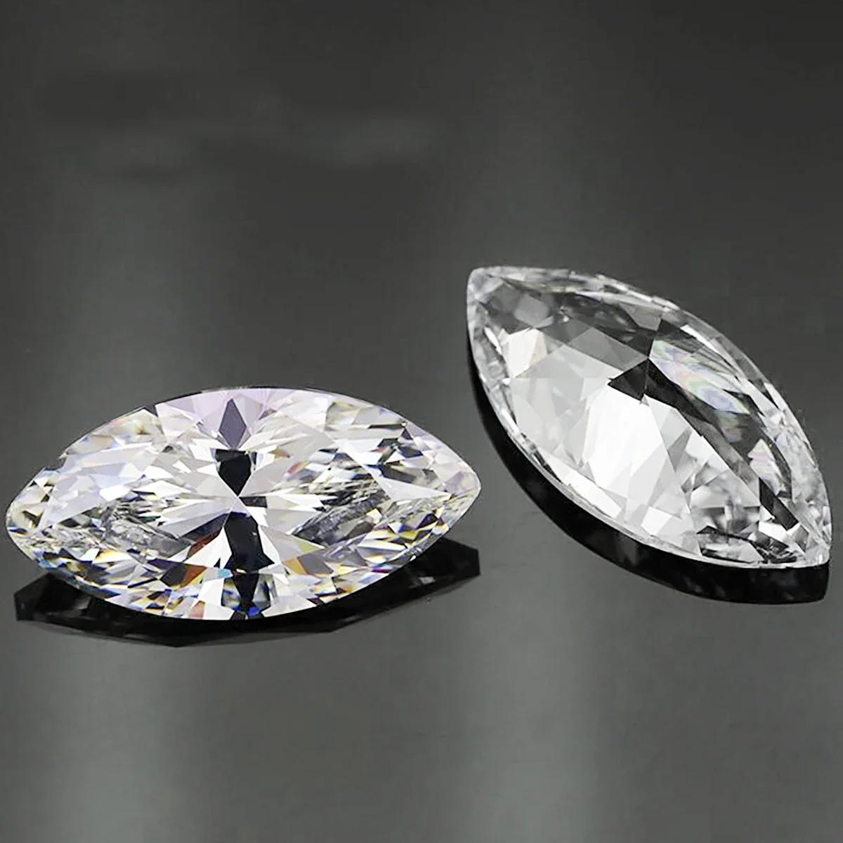 MOJY High Quality Loose Moissanite Marquise/Oval/Cushion Cut D Colour Diamond Pass Tester Gems For Ring With GRA Certificate