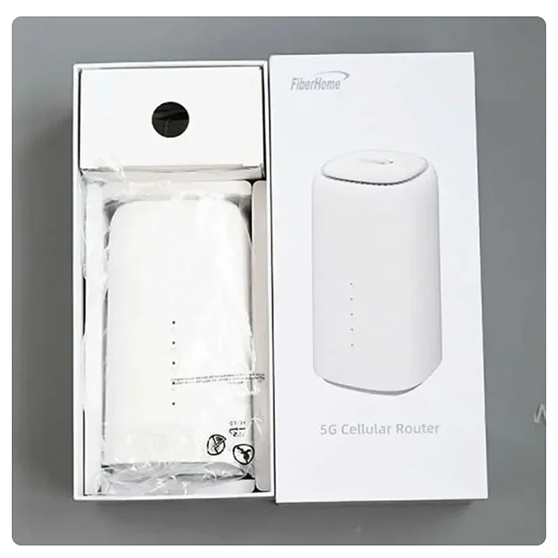 FIBERHOME 5G LG6121F CPE 5G NR n1/3/5/7/8/20/28/38/40/41/77/78 CELLULAR BEZPRZEWODOWY ROUTER AX1800 QUAD CORE WIFI 6 Router domowy