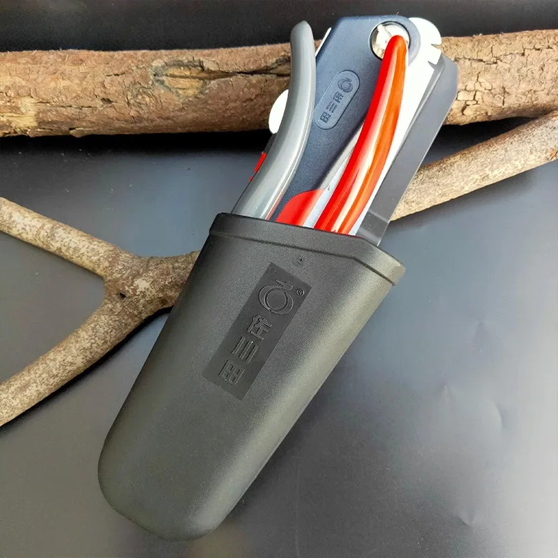 Pruning Shears Tool Box Pruning Saw Scissors Set Storage Waist Bag One pack of dual-use soft rubber Practical and ConvenientTote