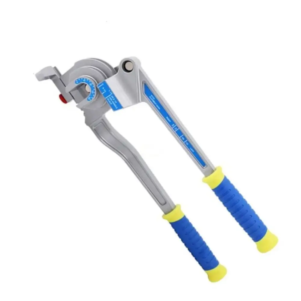 3-In-1 Pipe Bender Manual Handle 0-180° Bending Range Tube Bender Bending Corner 0 Soft Bronze Hand Tool