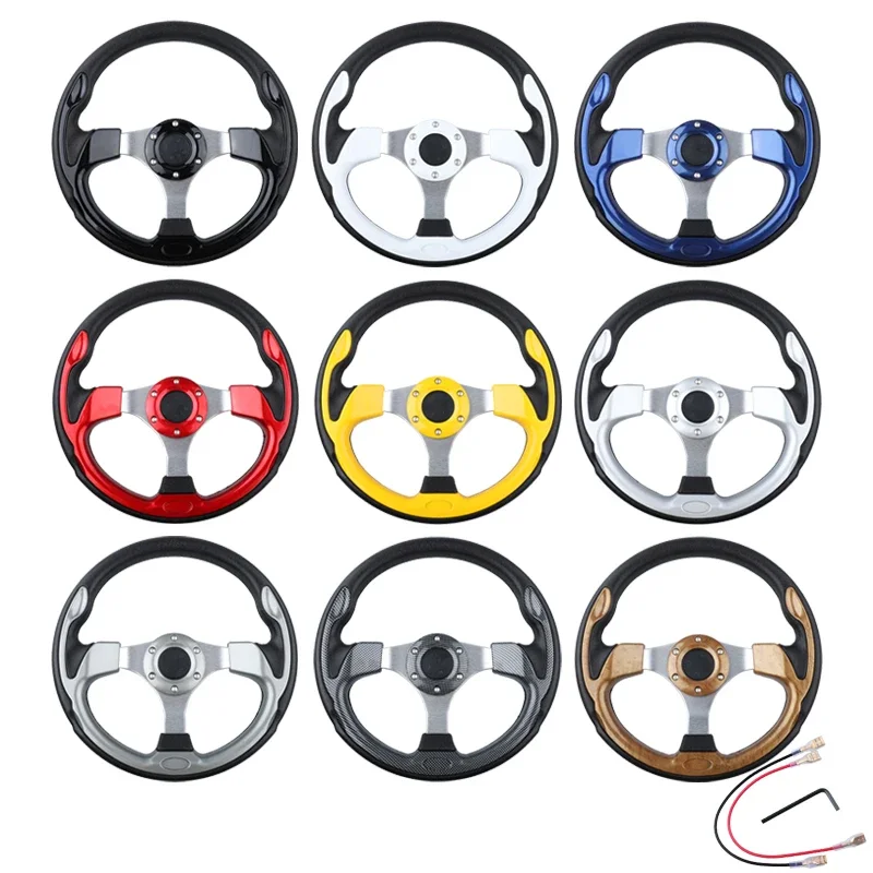 

Универсальный мини-руль для дрифта, гоночный, из ПВХ, с алюминиевой рамой, легкий, 320 мм (13 дюймов)