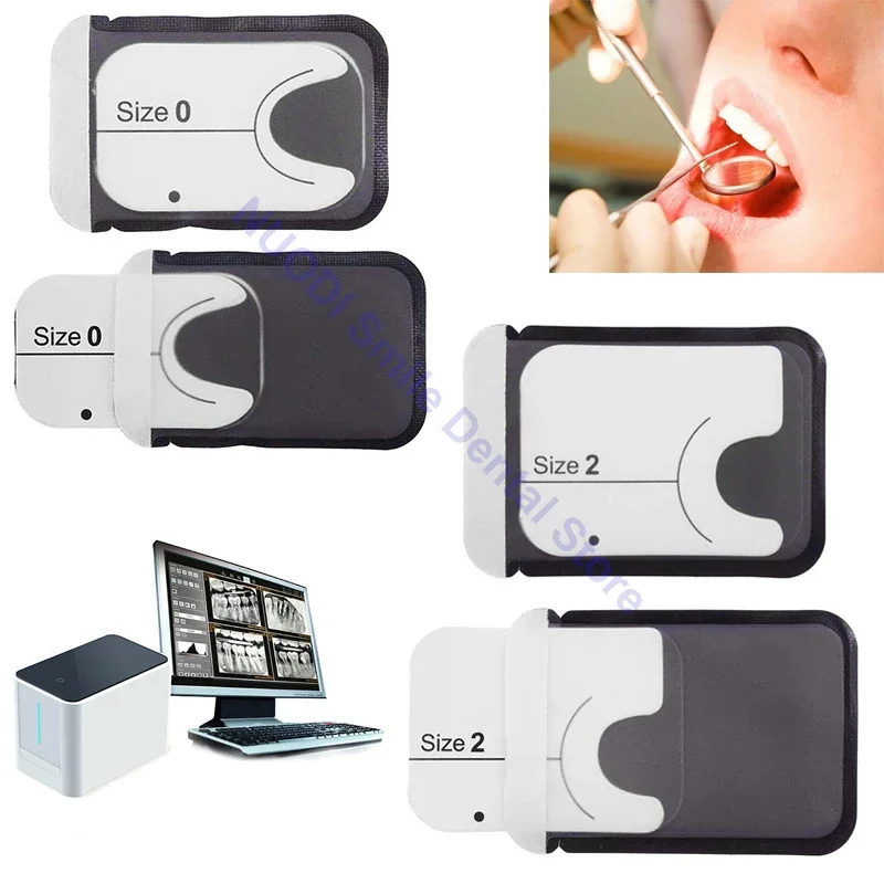 Dental X-Ray Scanning Phosphor Plate PSP Scanner Plate Image Plate For Digital Imaging Plate Scanner System Dentistry Materials