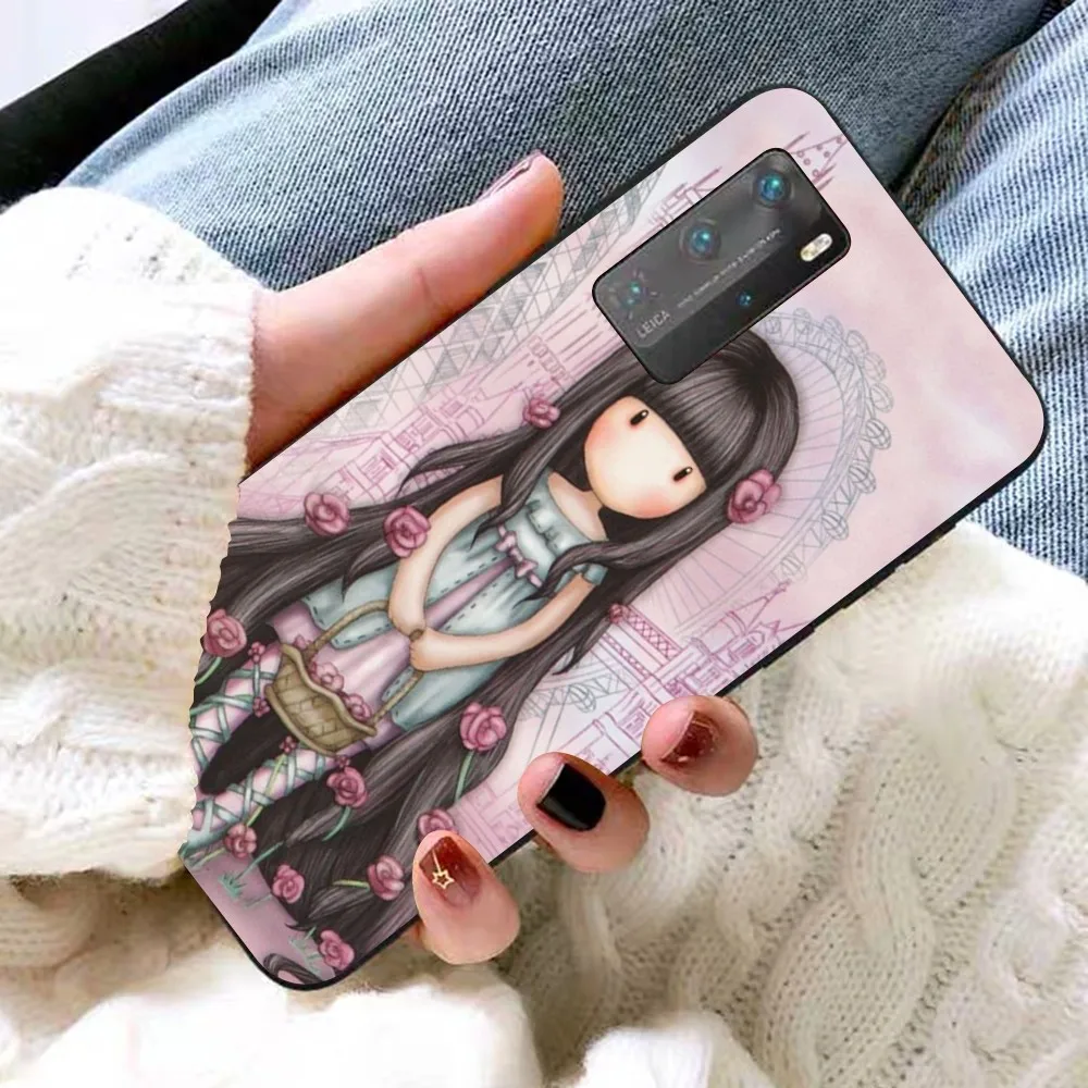 S-Santoro-Gorjuss Cute Cartoon Girl Phone Case For Huawei P 8 9 10 20 30 40 50 Pro Lite Psmart Honor 10 lite 70 Mate 20lite