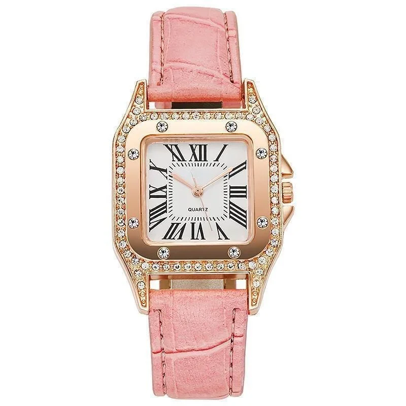 New Women Watches Luxury Watch Ladies Wrist Watches Women Leather Strap Crystal Watch For Female 여자시계명품 reloj