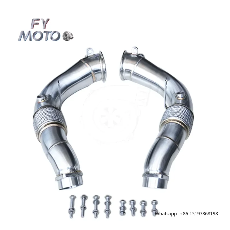 

For BMW 760i V8 4.4L Exhaust Downpipe 2023+