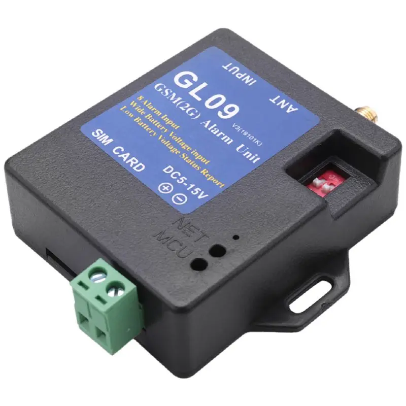 ABDE-3X GL09 8 Channel Battery Operated App Control GSM Alarm Systems SMS Alert Security System 2019